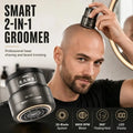 Rasoir électrique 2-en-1 rechargeable (9800 tr/min) avec grande autonomie – Rasoir multifonction pour hommes (crâne rasé) et tondeuse à cheveux avec affichage numérique