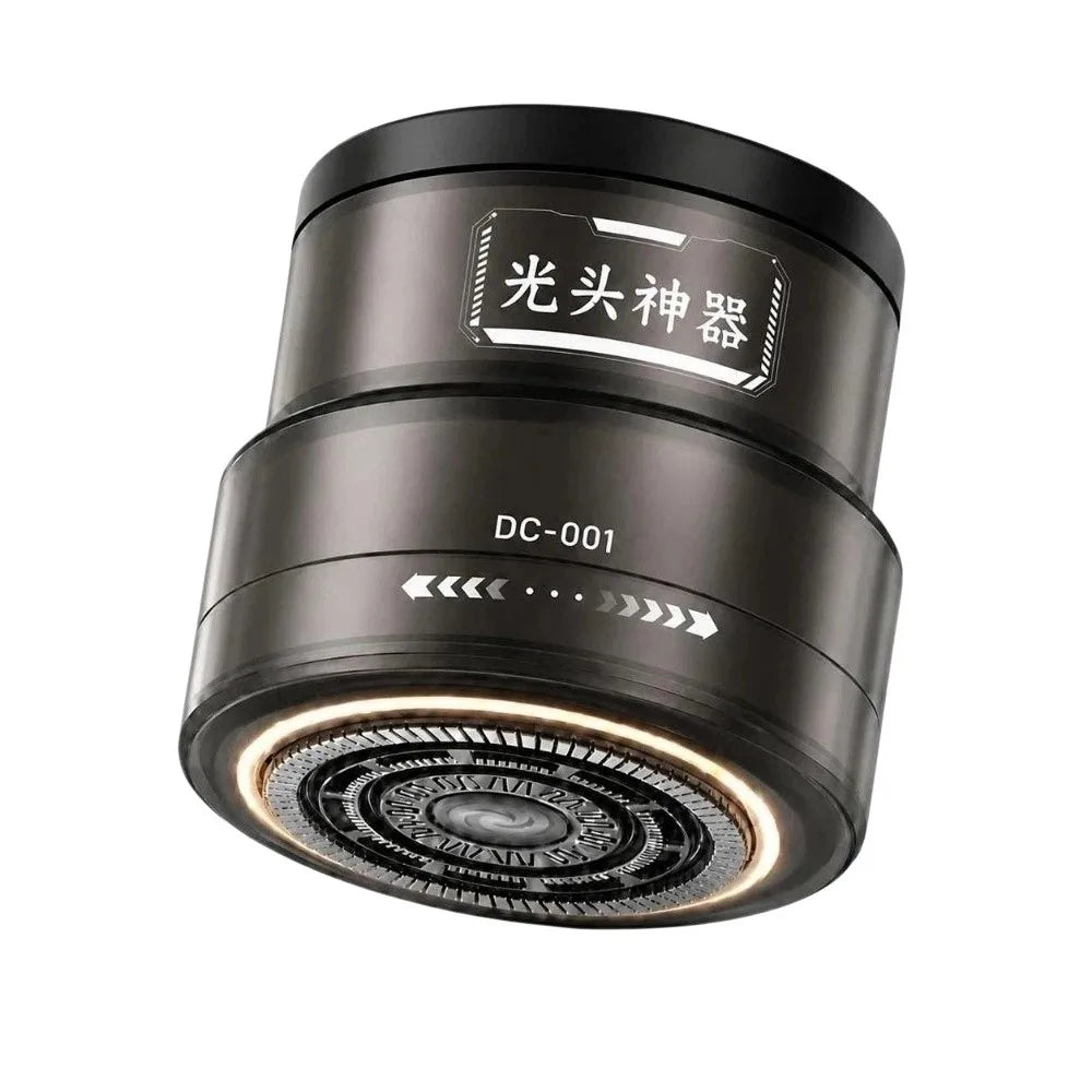 Rasoir électrique 2-en-1 rechargeable (9800 tr/min) avec grande autonomie – Rasoir multifonction pour hommes (crâne rasé) et tondeuse à cheveux avec affichage numérique